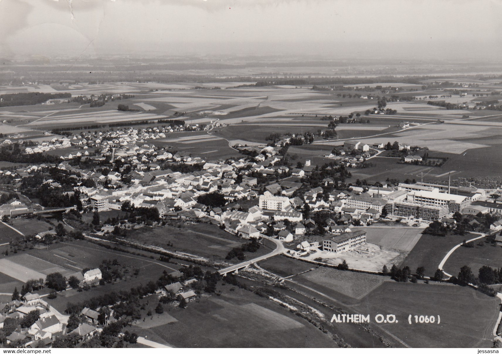 AK -OÖ - Altheim Fliegeraufnahme - 1965 - Altheim