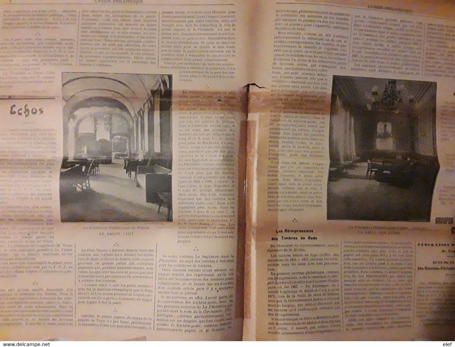 Journal Magazine L'UNION PHILATÉLIQUE,25 Octobre 1903,Lt Colonel Delaunay,prix Timbres Rares,classification Classiques - French (until 1940)