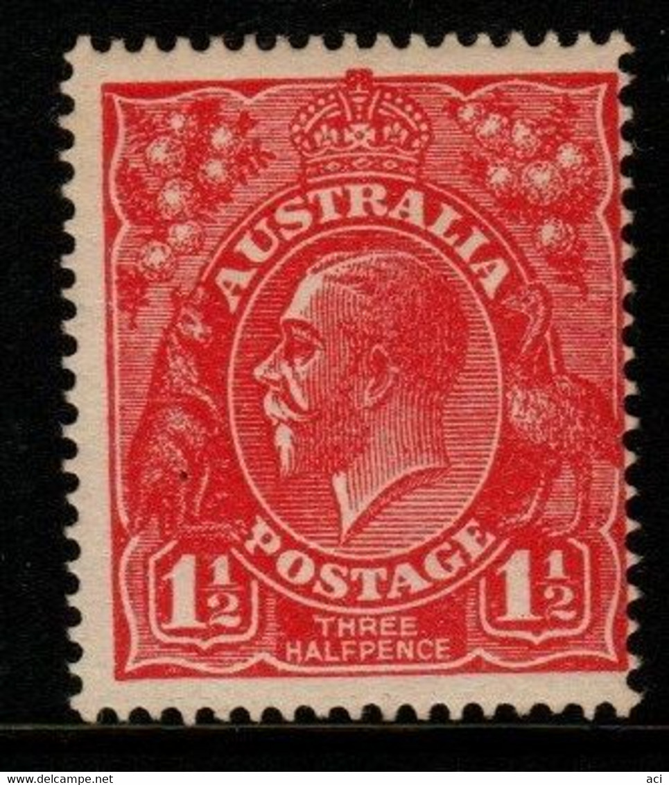 Australia SG 84  1924  King George V Heads, 1.5d Scarlet ,Mint Never Hinged - Neufs