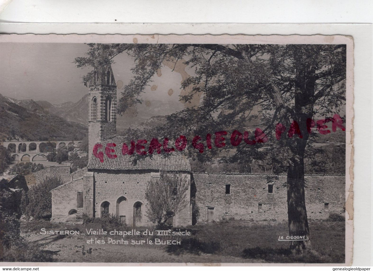 04-  SISTERON - VIEILLE CHAPELLE ET LES PONTS SUR LE BUECH - Sisteron