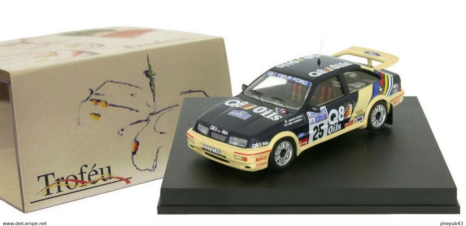 Ford Sierra RS Cosworth - Q8 - F. Cunico/T. Harryman - RAC 1989 #25 - Troféu - Trofeu