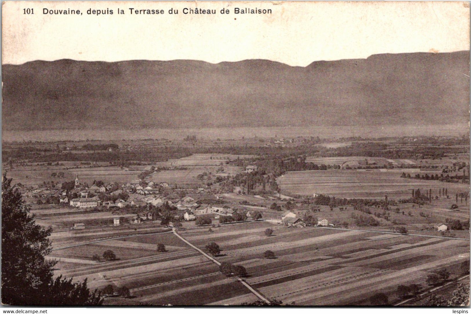 74 - DOUVAINE -- Depuis La Terrasse Du Château De Ballaison - Douvaine