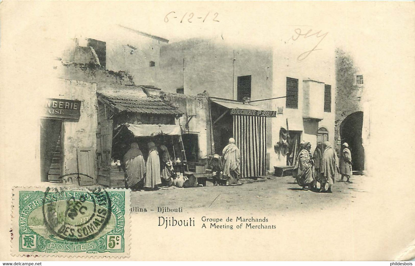 AFRIQUE  DJIBOUTI  Groupe De Marchands - Djibouti