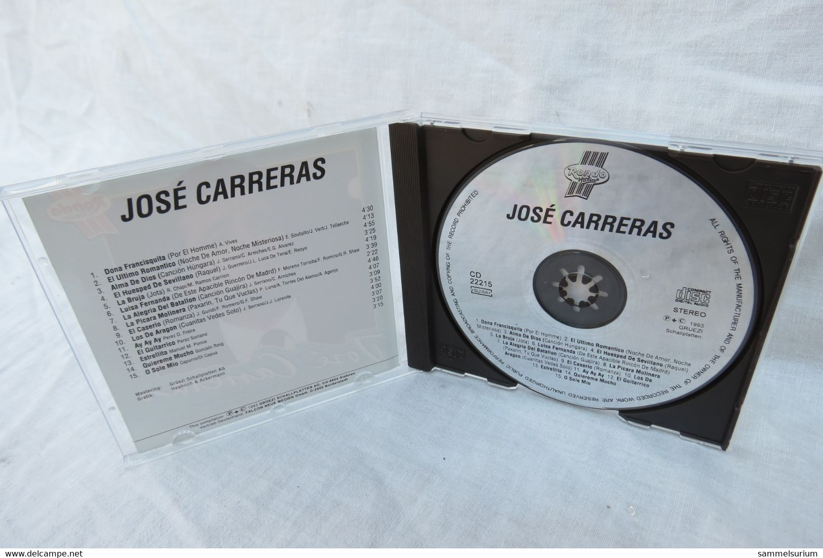 CD "José Carreras" - Opéra & Opérette