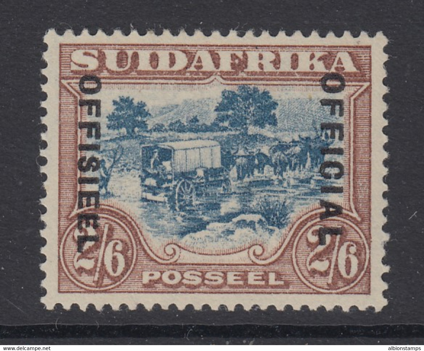 South Africa, SG O19a, MHR (thin) Single "Diaeresis Over Second E" Variety - Officials