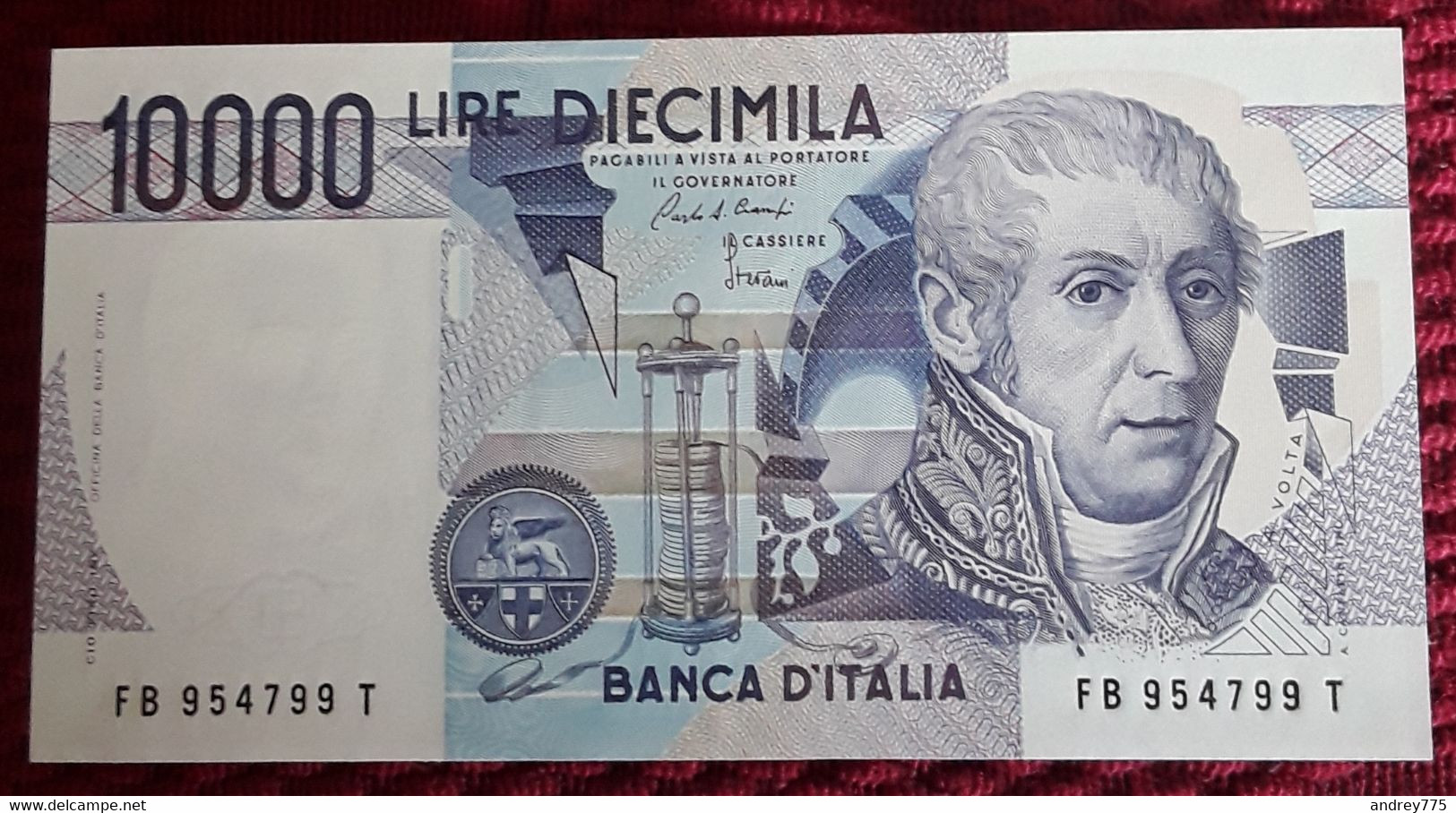 Diecimila Lire Volta  28/10/1985 - 10000 Lire