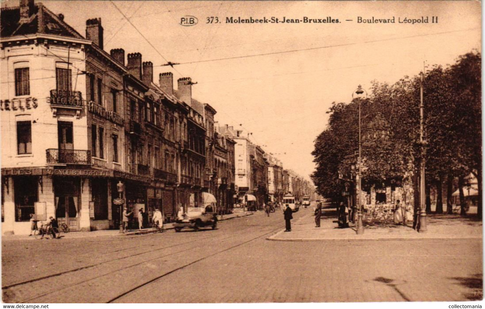 3 CP Molenbeek - St- Jean Bruxelles  Boulevard Léopold II   TRAM 14 - Molenbeek-St-Jean - St-Jans-Molenbeek