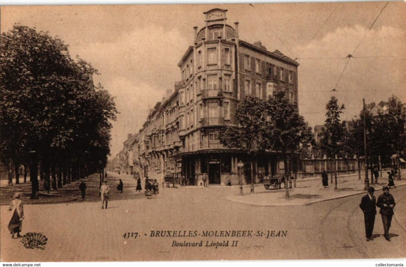 3 CP Molenbeek - St- Jean Bruxelles  Boulevard Léopold II   TRAM 14 - Molenbeek-St-Jean - St-Jans-Molenbeek