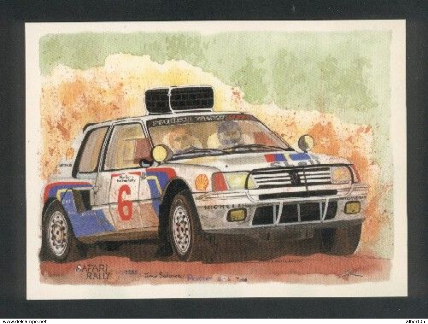 Safari Rallye 1985 - Timo Salonen - Peugeot 205 T16 - Rally Racing