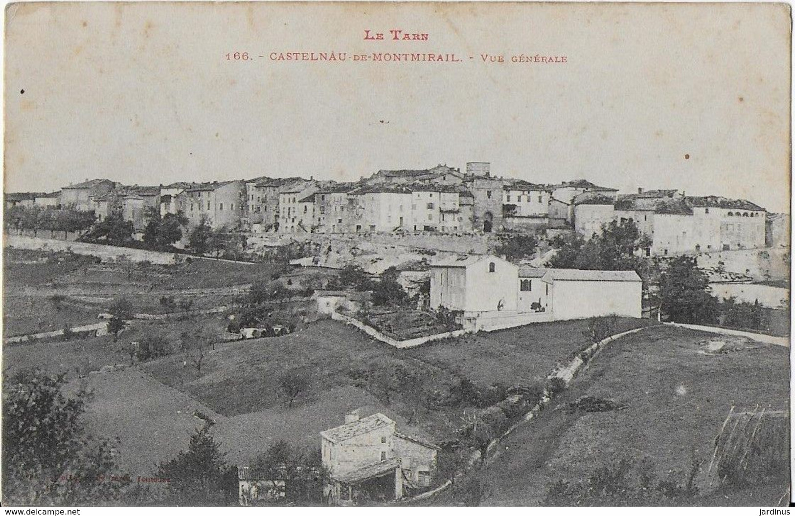 CASTELNAU DE MONTMIRAIL ( Le Tarn ) : Vue Générale - Castelnau De Montmirail