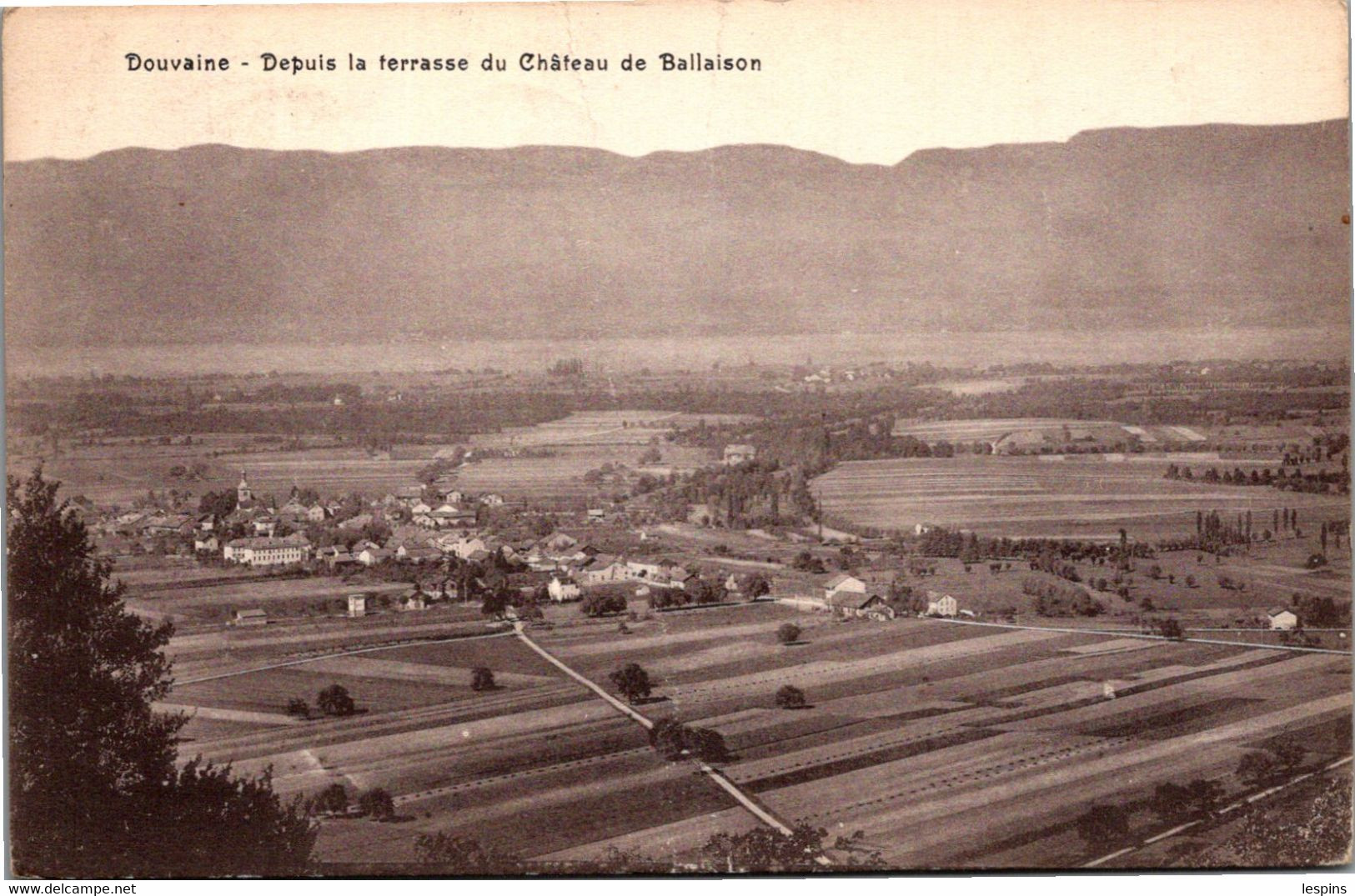 74 - DOUVAINE -- Depuis La Terrasse Du Château De Ballaison - Douvaine