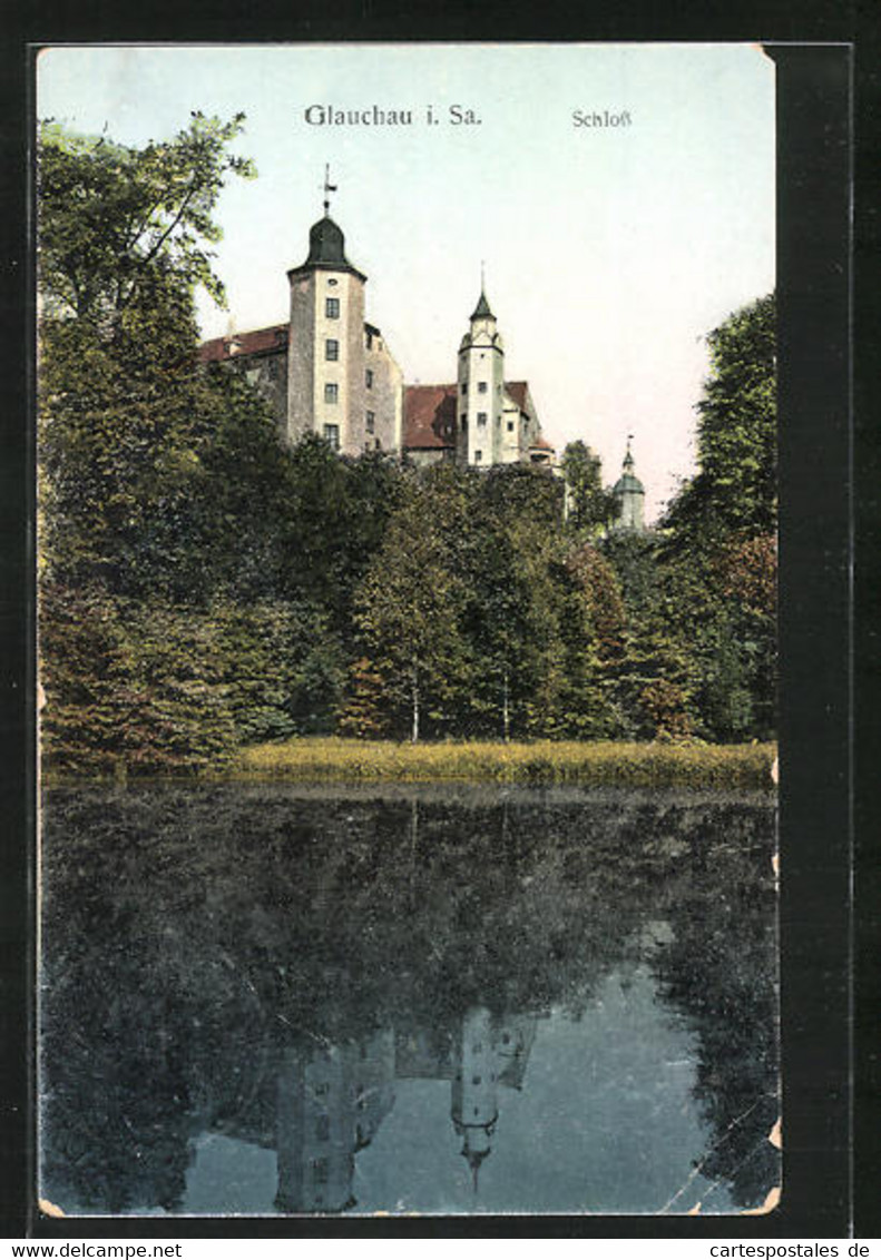 AK Glauchau I. Sa., Sicht Auf Das Schloss - Glauchau