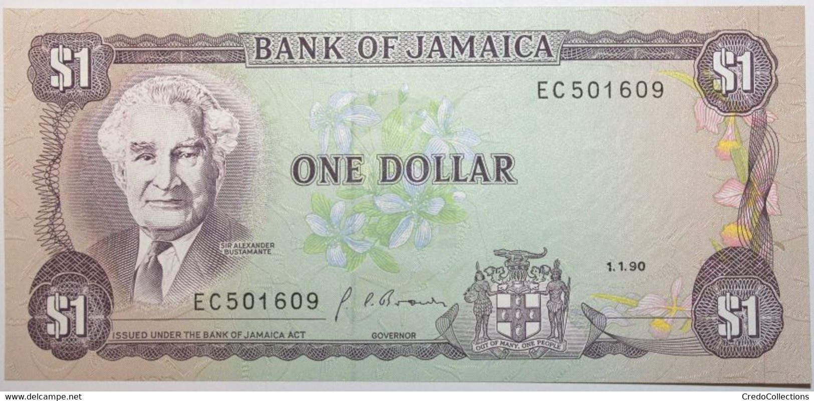 Jamaïque - 1 Dollar - 1990 - PICK 68Ad - NEUF - Jamaique