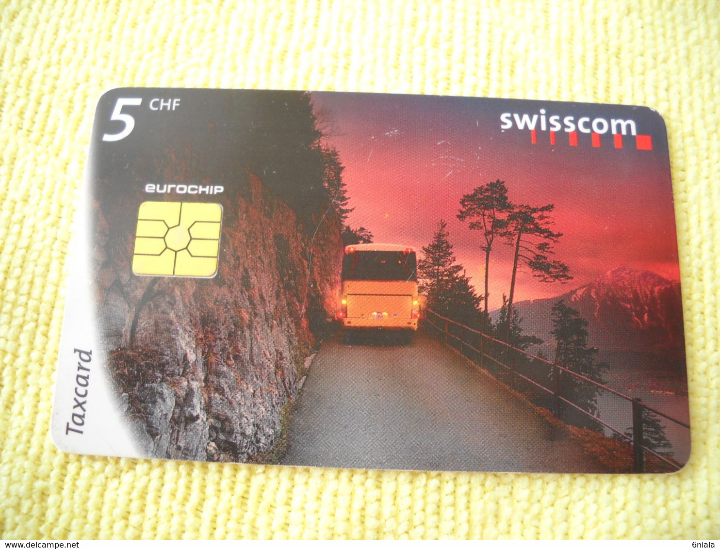 7269 Télécarte Collection SUISSE EUROCHIP  Autobus  50U ( Recto Verso)  Carte Téléphonique - Switzerland