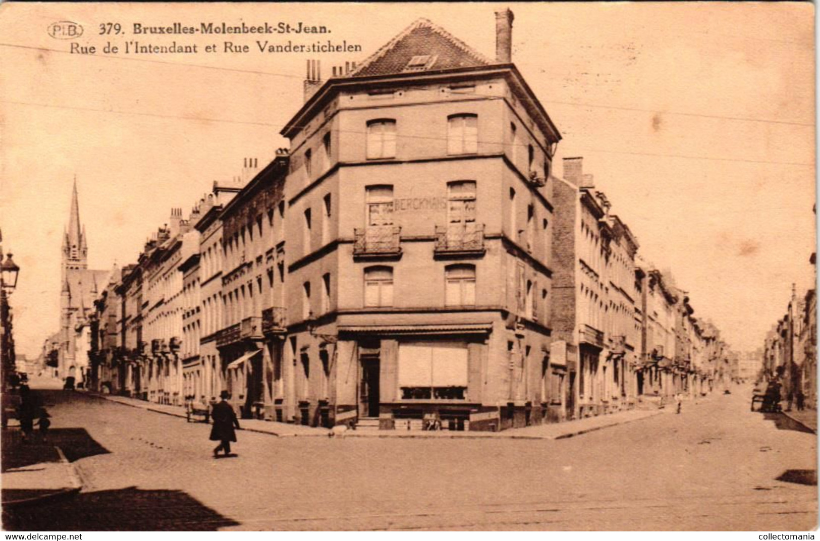 2 CP Bruxelles Molenbeek Carrefour Rue De La Meuse & De Flessingue 1913 Rue De L'Intendant &Rue Vanderstichelen - St-Jans-Molenbeek - Molenbeek-St-Jean