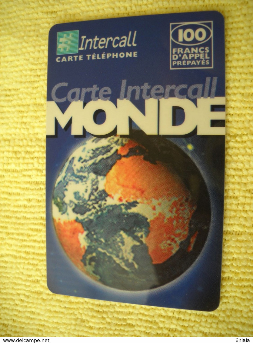 7276 Télécarte Collection Intercall  Monde 100 F Carte Prépayée Téléphone  ( Recto Verso)  Carte Téléphonique - Altri & Non Classificati