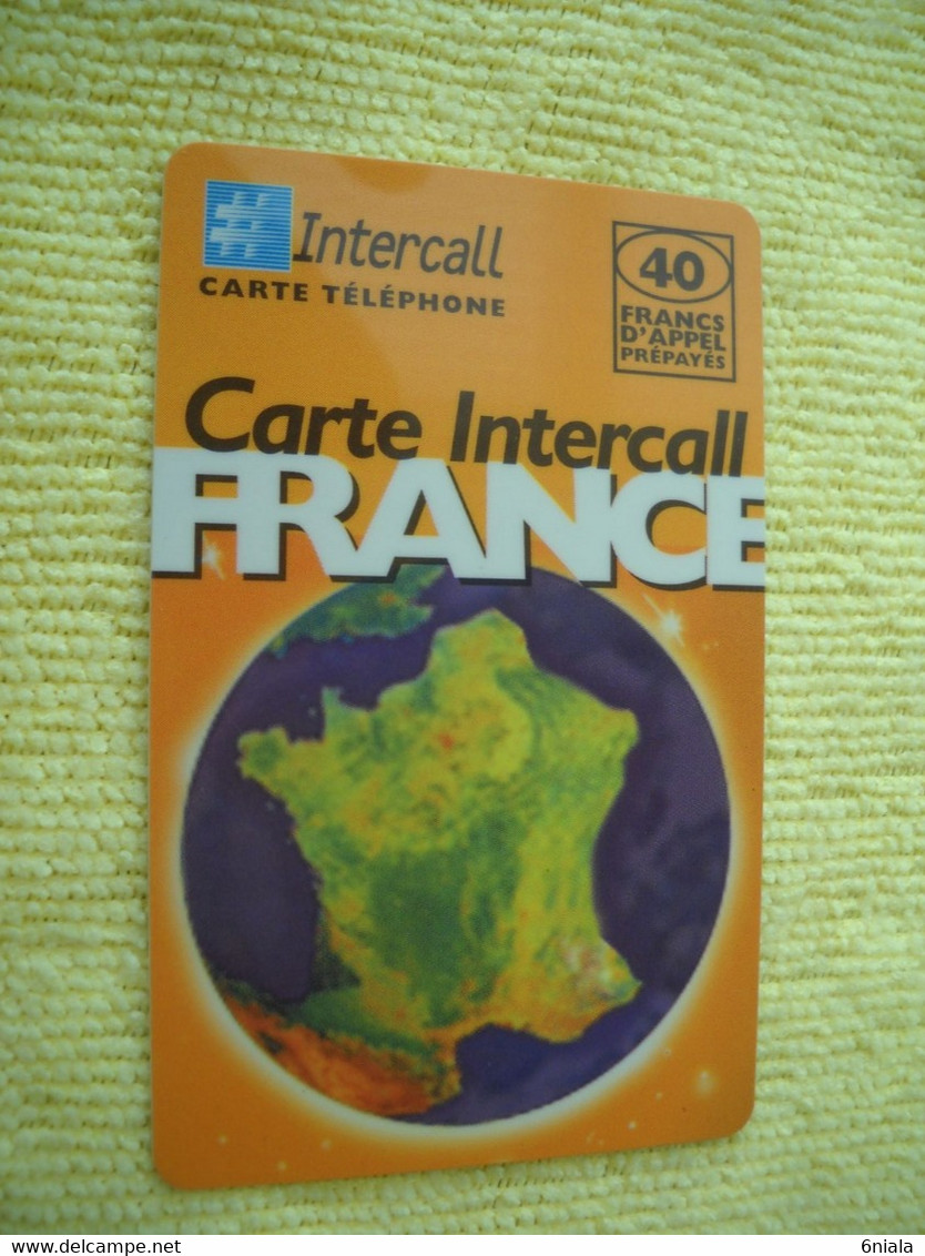 7277 Télécarte Collection Intercall  France 40 F Carte Prépayée Téléphone  ( Recto Verso)  Carte Téléphonique - Otros & Sin Clasificación