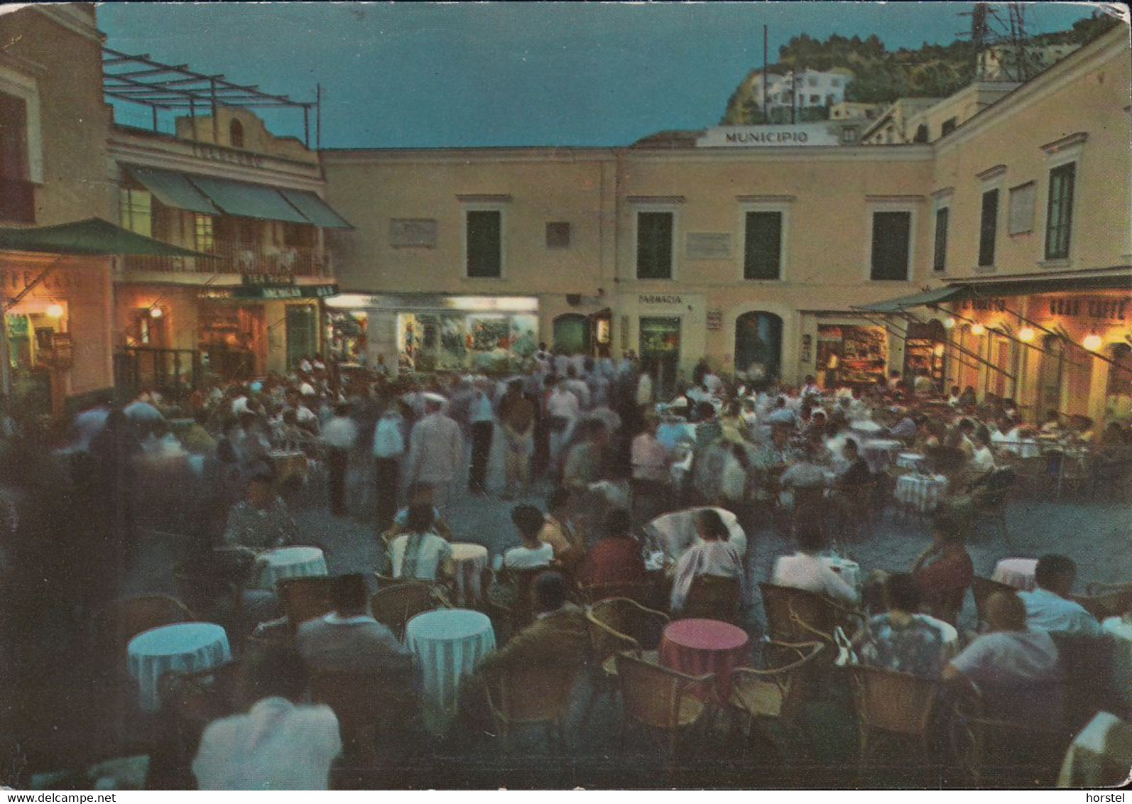 Italien - Capri - Piazetta ( 1961) - Place - Restaurant - Carpi