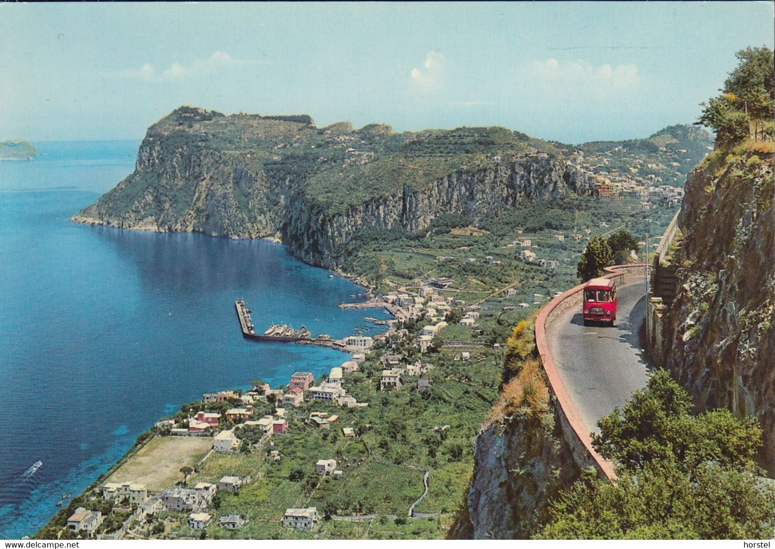 Italien - Capri - Harbour - Beach - Street - Bus - Carpi