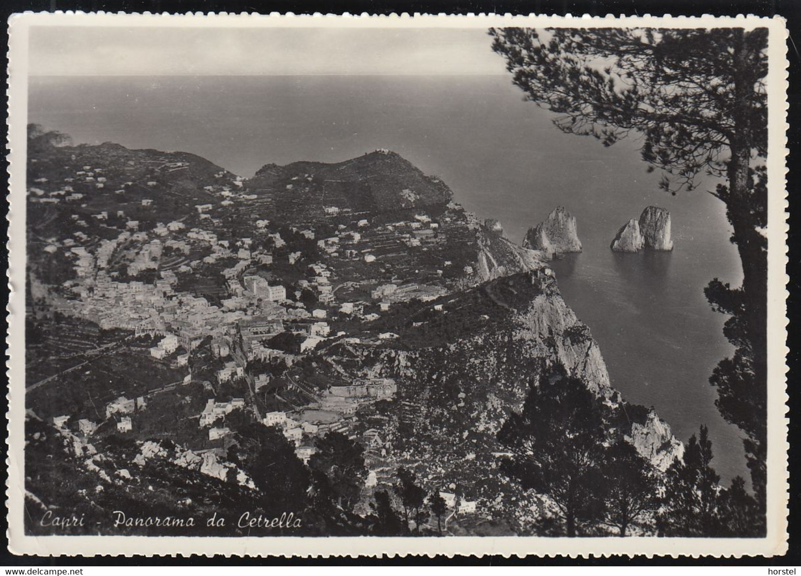 Italien - Capri - Panorama From Cetrella - Beach - Rocks - Nice Stamp - Carpi