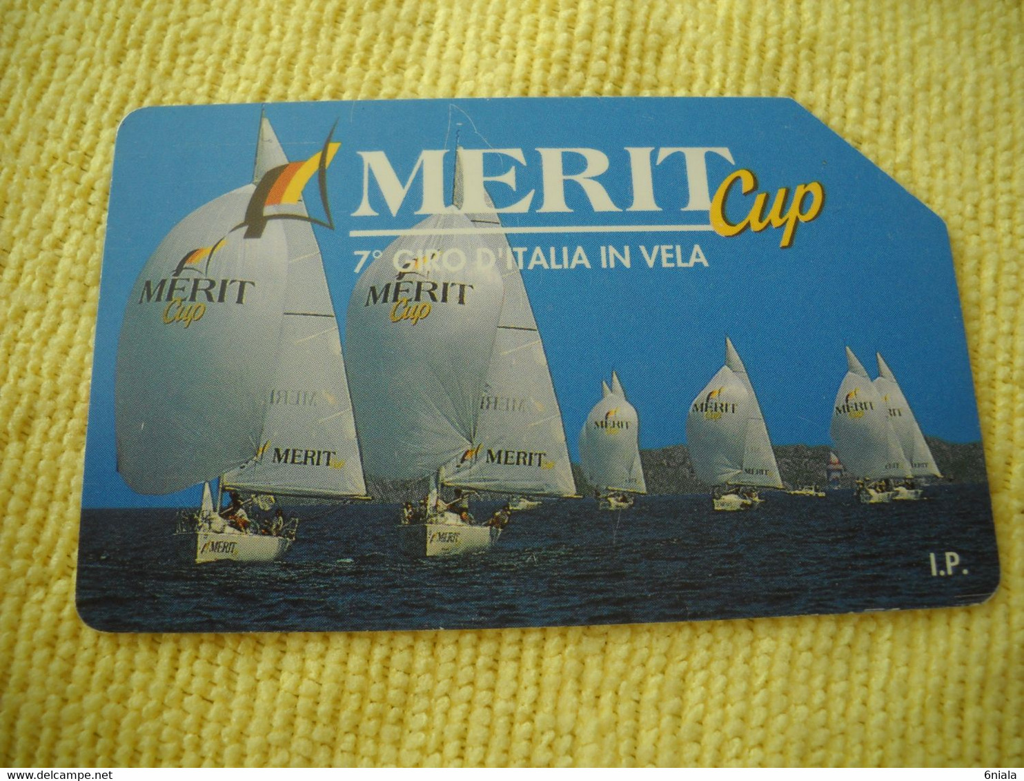 7281 Télécarte Collection MERIT CUP  GIRO ITALIE à La Voile Bateau Voilier ( Recto Verso)  Carte Téléphonique - Bateaux