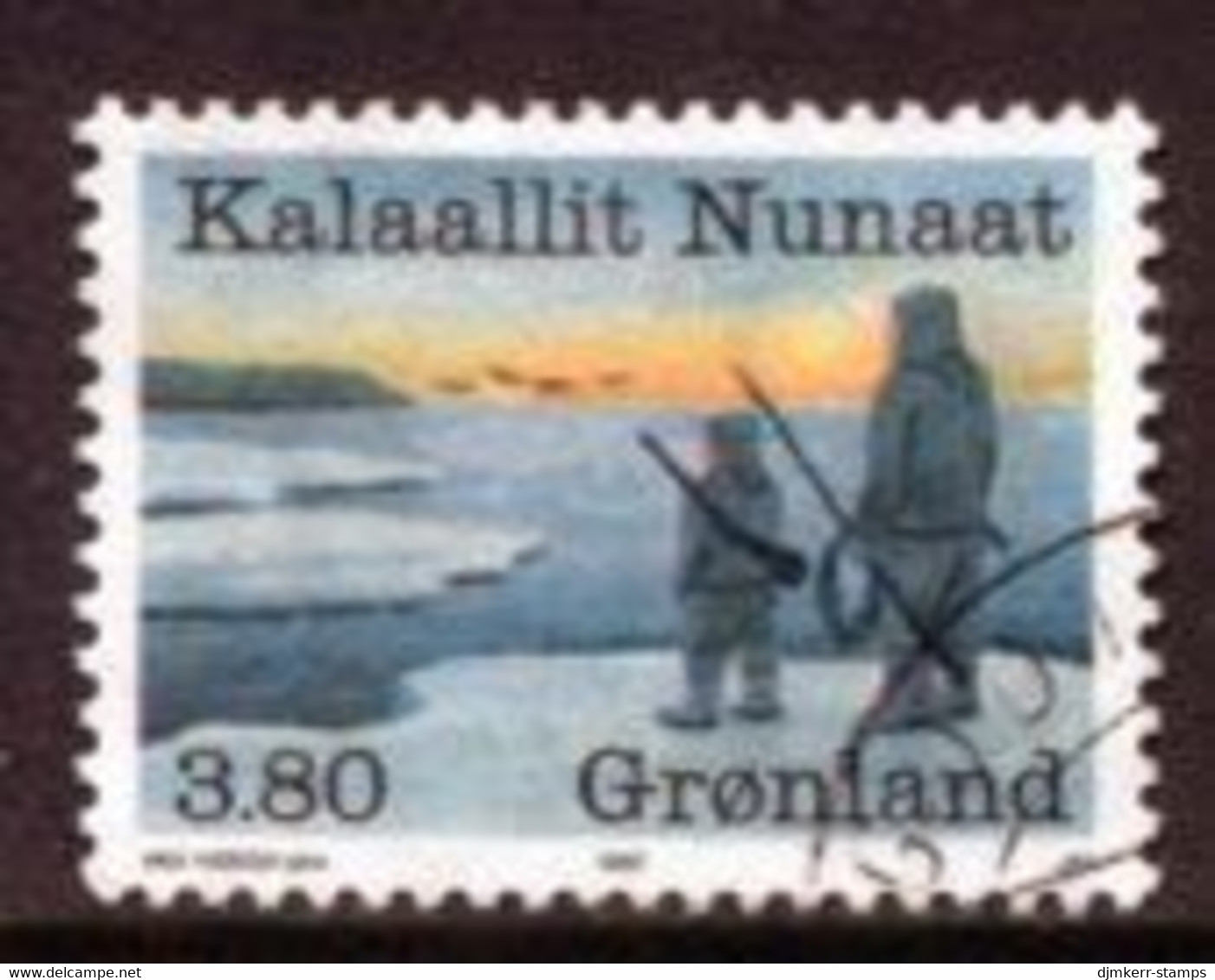 GREENLAND 1987 Hunting And Fishing II Used.  Michel 173 - Oblitérés