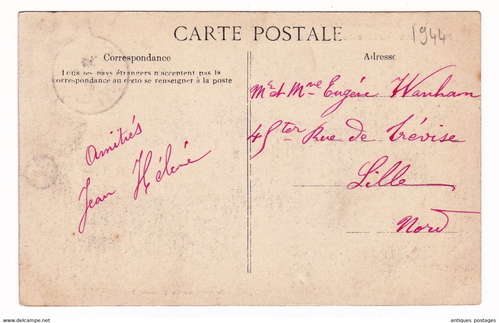 Carte Postale Guinée Konakry Place Du Gouvernement Afrique Occidentale Française Lille Nord - Storia Postale