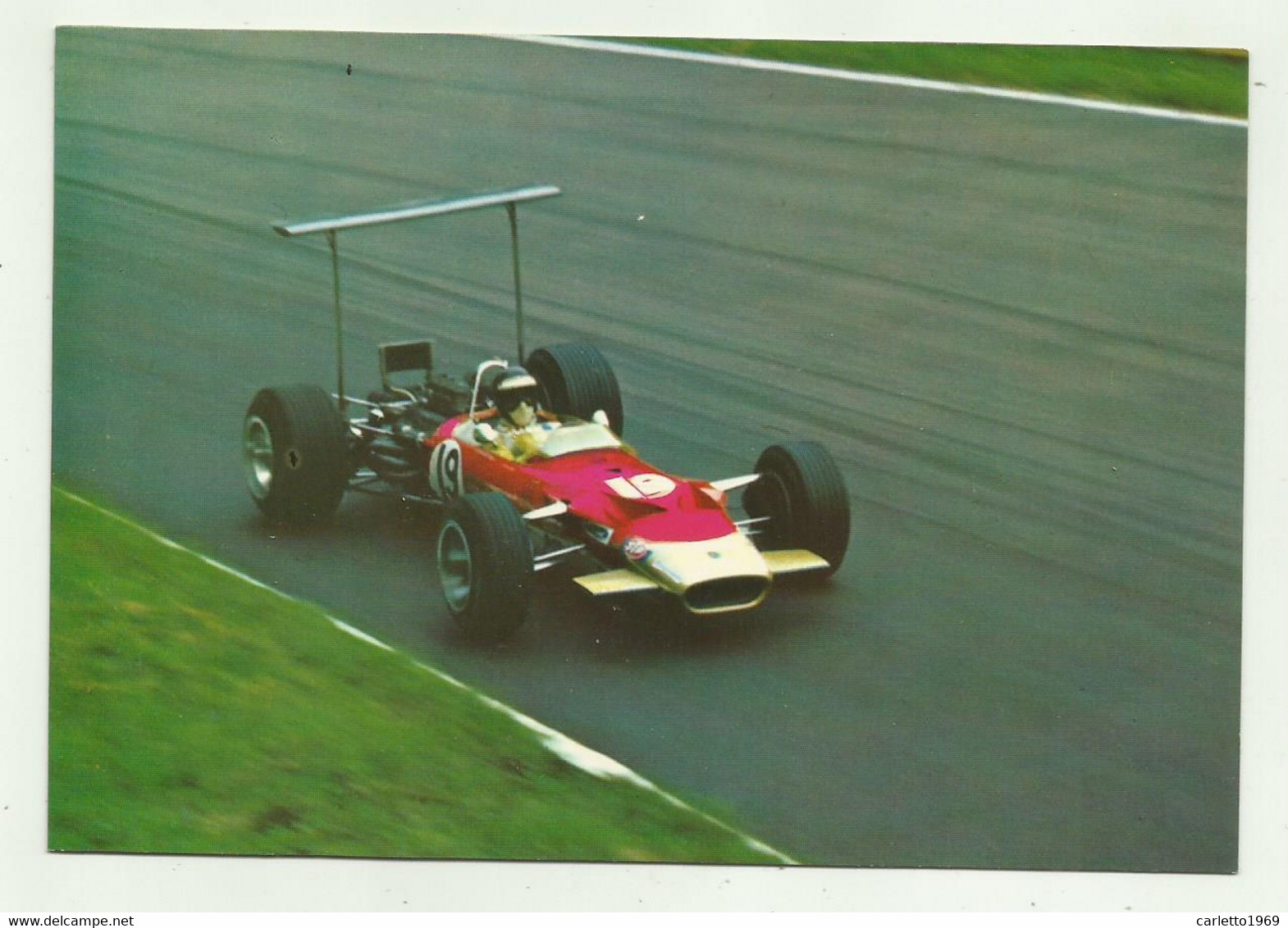 MONZA GRAN PREMIO D'ITALIA F 1 1968 LOTUS FORD F1 - 1968 DI JACK OLIVER - NV   FG - Altri & Non Classificati