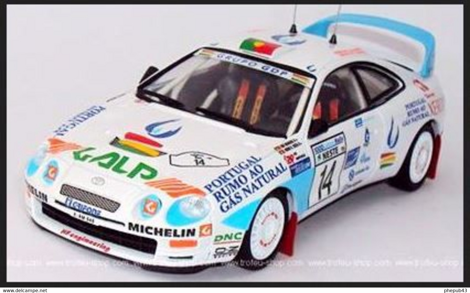 Toyota Celica GT Four - R. Madeira/N.R. Silva - 1000 Lacs 1996 #14 - Troféu - Trofeu