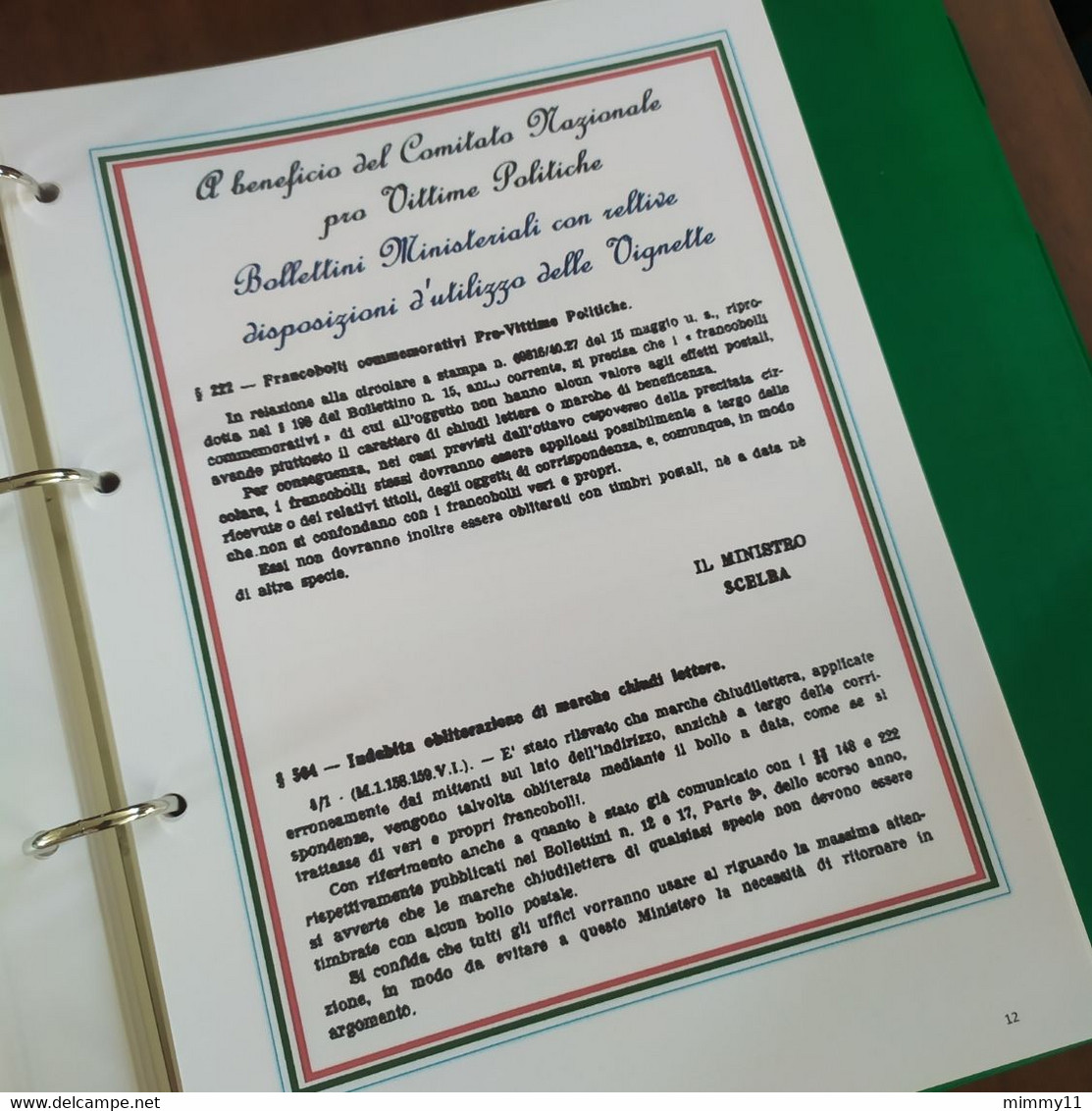 1945 EMISSIONE BENEFICENZA PROVITTIME POLITICHE-ALBUM x Collezionare le Vignette