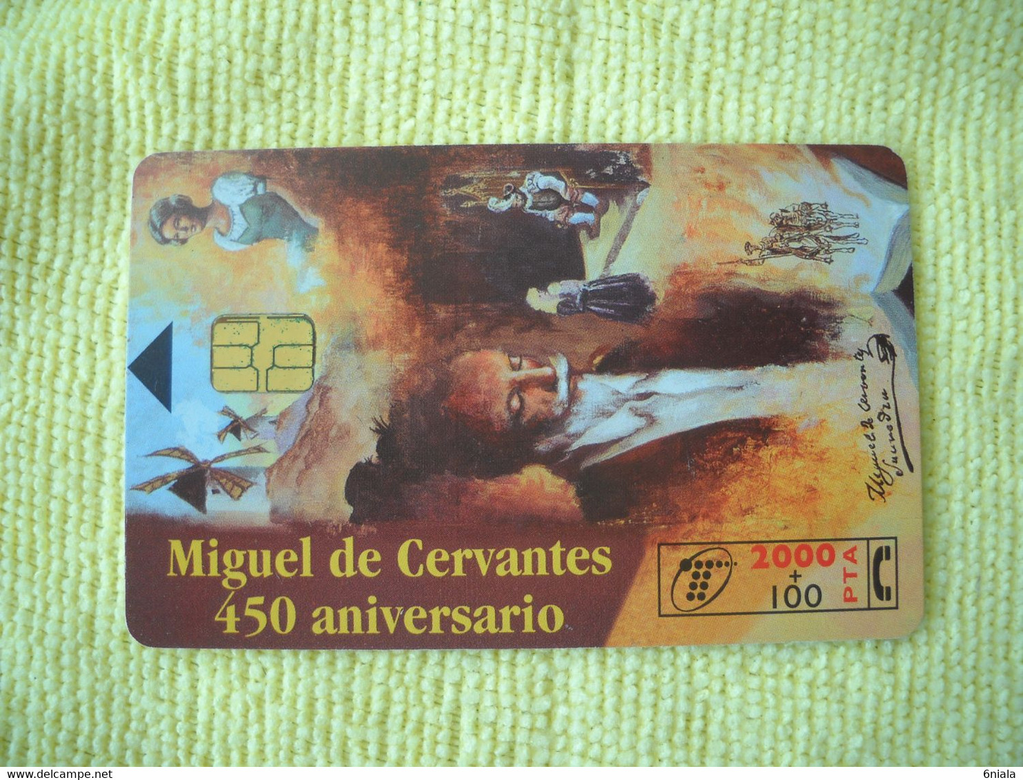 7295 Télécarte Collection 450 E Anniversaire Miguel Cervantes  ( Recto Verso)  Carte Téléphonique - Other & Unclassified