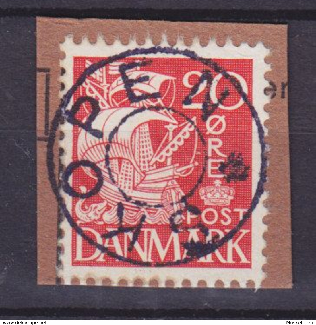 Vorläufer Faroe Islands Denmark Used Abroad Uds. Stjernestempel Star Cancel SKOPEN 1940 Mi. 262, 20 Øre Karavelle - Faroe Islands