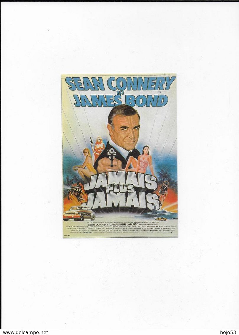 SEAN CONNERY Est JAMES BOND Dans JAMAIS PLUS JAMAIS - Manifesti Su Carta