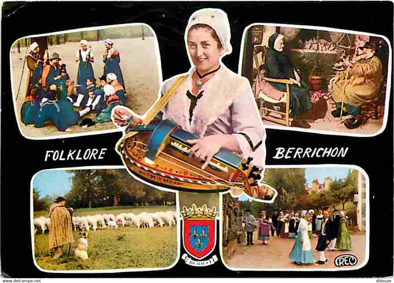 Folklore - Costumes - Folklore Berrichon - Multivues - Vielle - CPM - Voir Scans Recto-Verso - Trachten