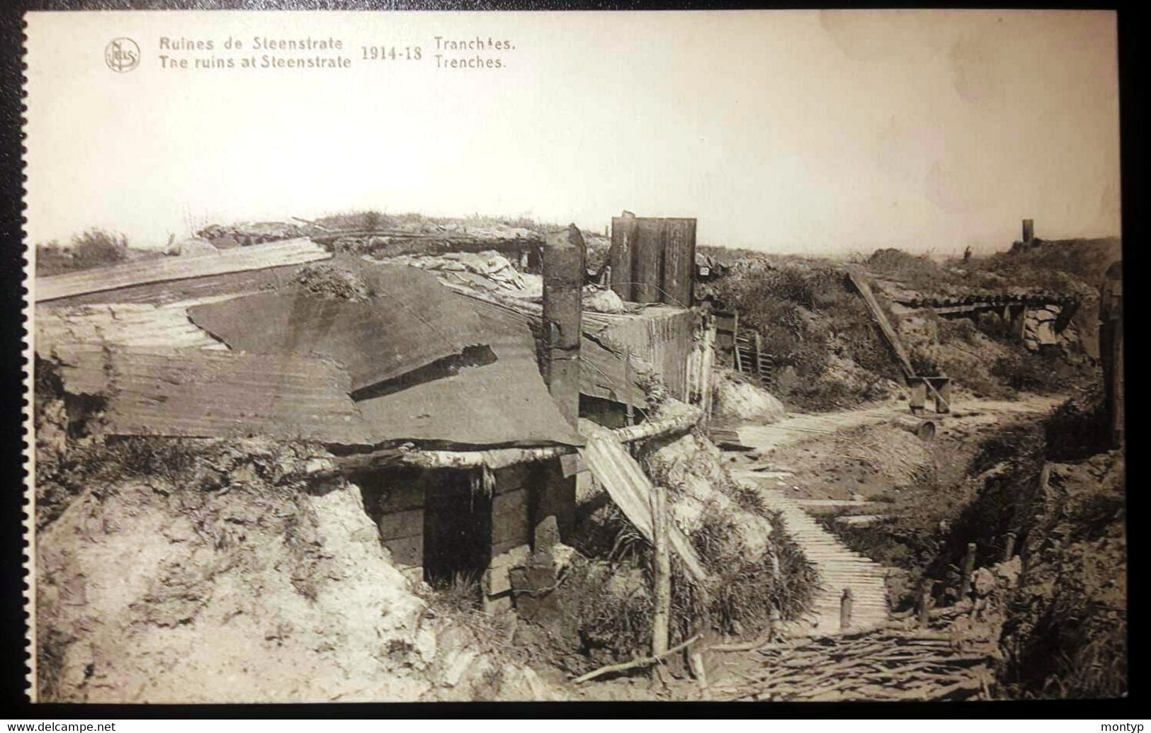 Ruines De Steenstrate 1914-1918 Tranches - Ieper