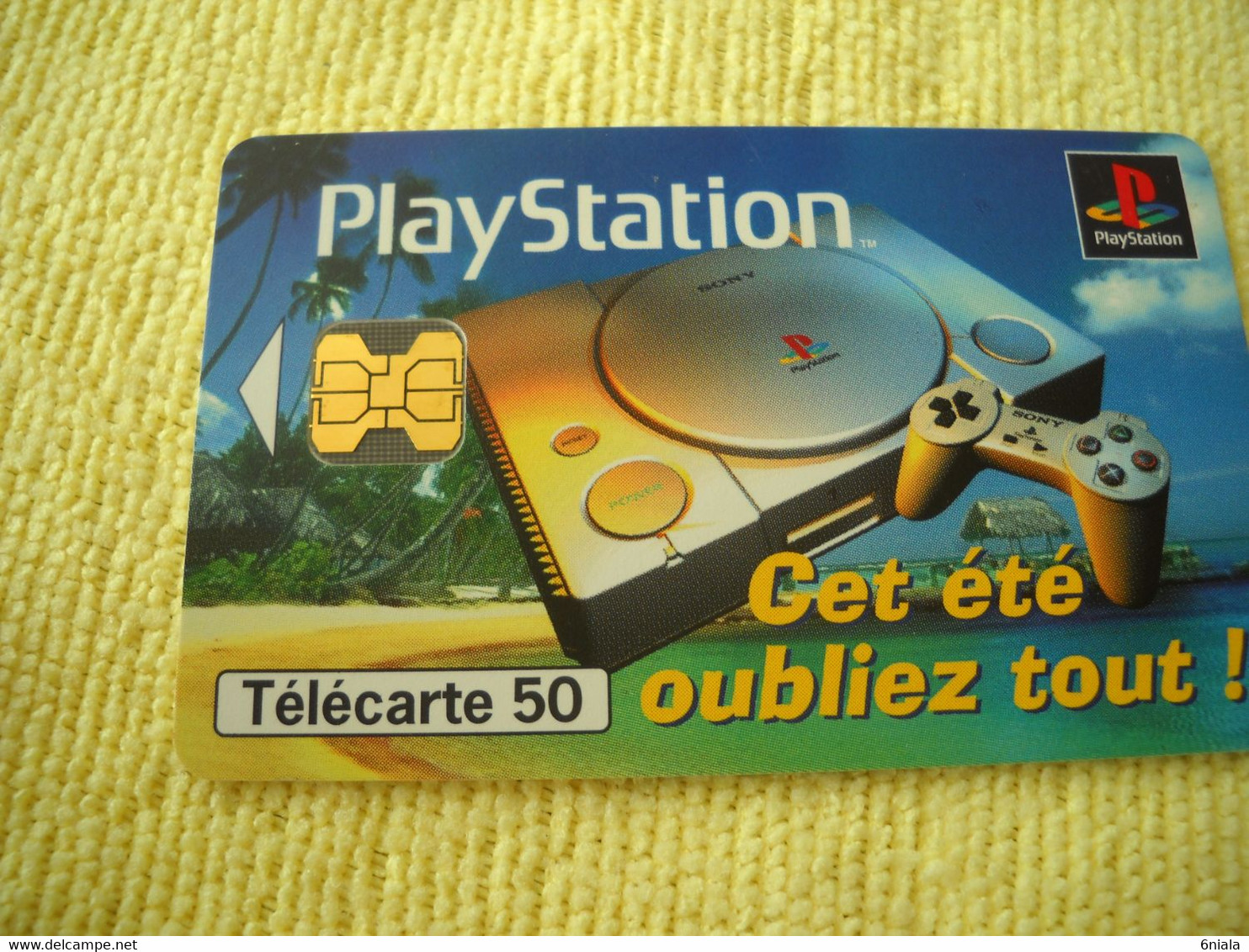 7324 Télécarte Collection   PLAYSTATION  Cet été Oubliez Tout     ( Recto Verso)   Carte Téléphonique - Spiele