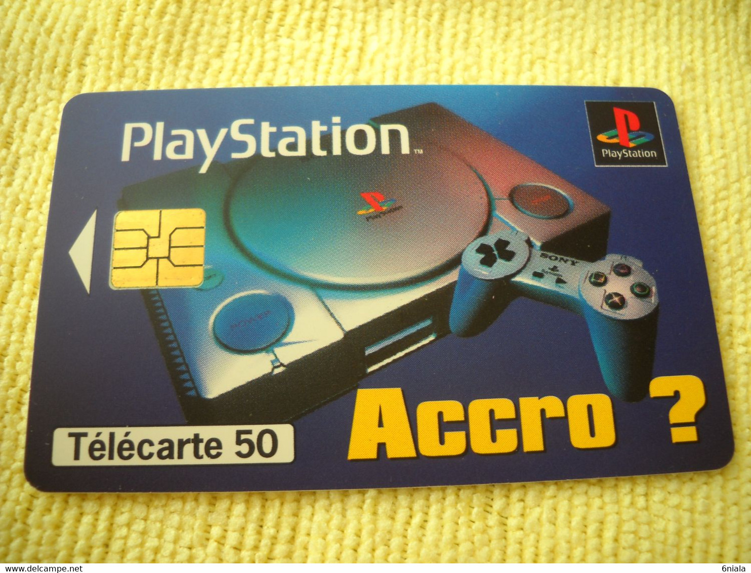 7325 Télécarte Collection   PLAYSTATION    Accro ?     ( Recto Verso)   Carte Téléphonique - Giochi