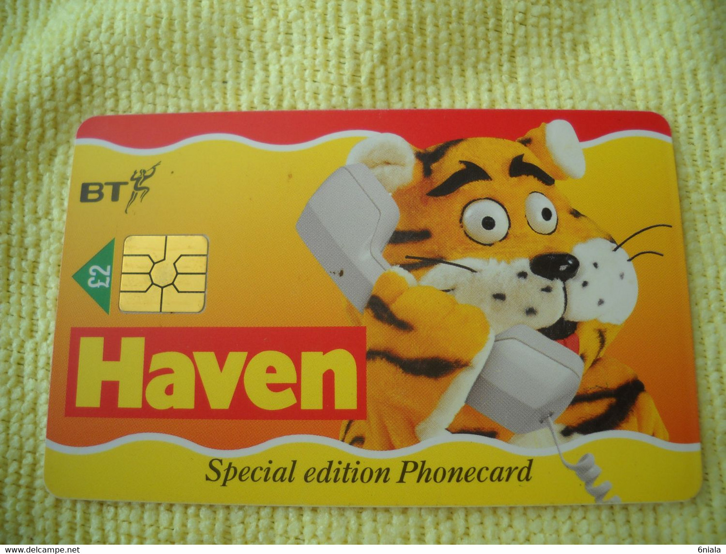 7331 Télécarte Collection    PELUCHE TIGRE  HAVEN  Royaume Uni ( Recto Verso)   Carte Téléphonique - Autres & Non Classés