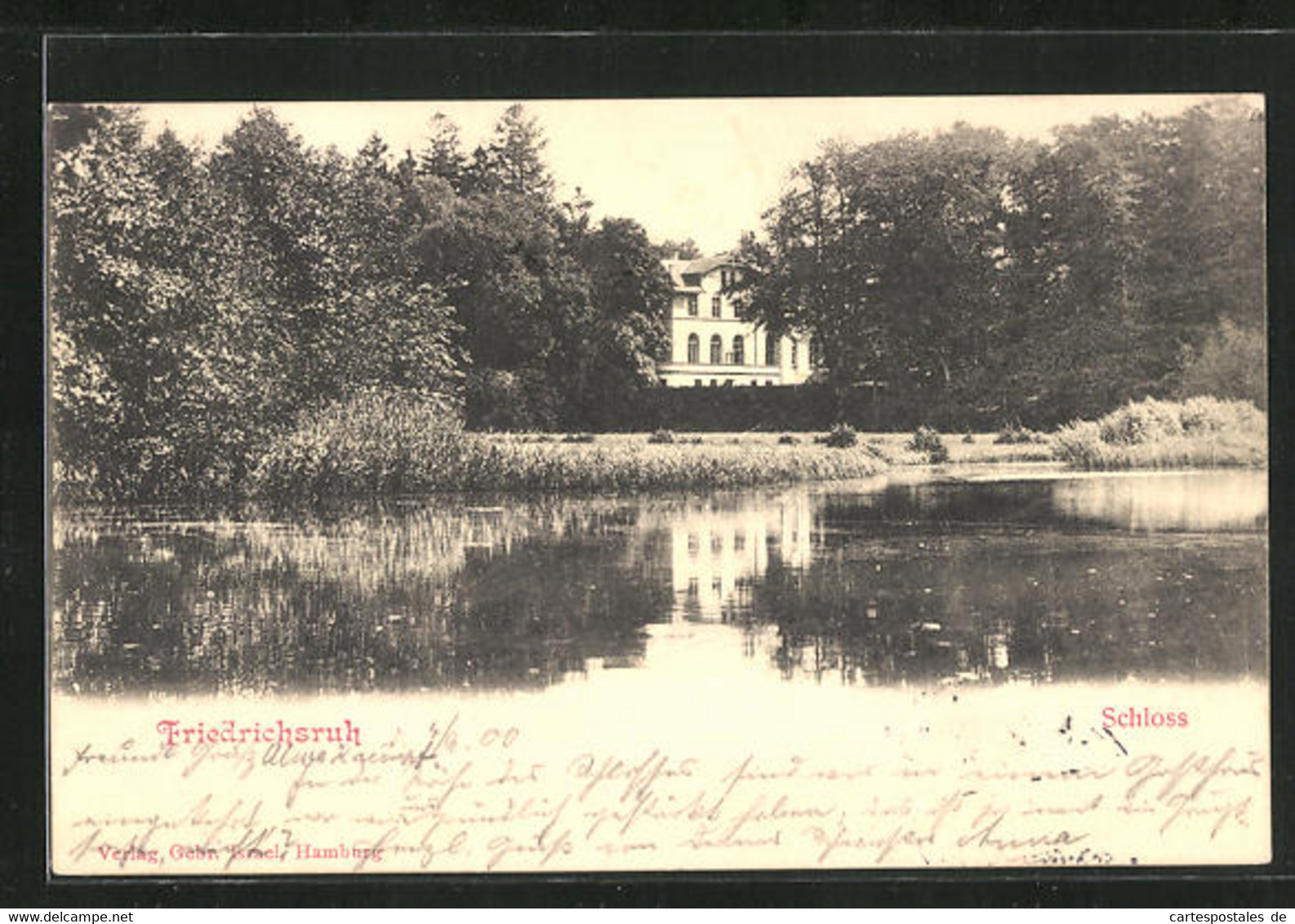 AK Friedrichsruh, Partie Am Ufer Neben Dem Schloss - Friedrichsruh