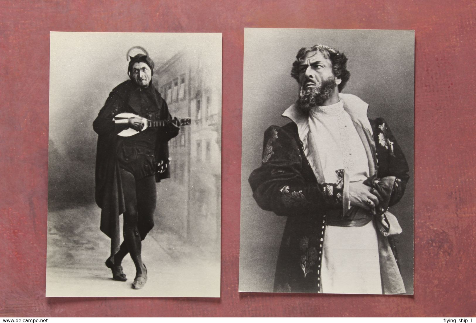 Feodor CHALIAPIN. Set 11 Vintage Russian photo postcards. Russian OPERA Singer Bass - Shaliapin. Russian Theater Opera S