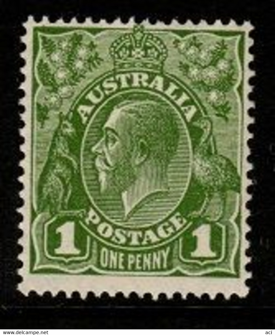 Australia SG 125  1931  King George V C Of A Perf 13.5 X 12.5, 1d Green ,Mint Never Hinged, - Ungebraucht