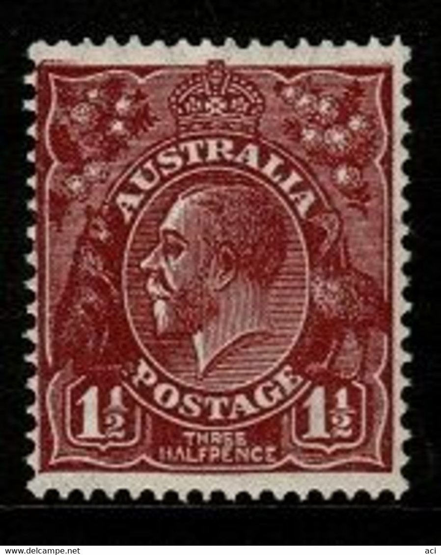 Australia SG 126  1936  King George V C Of A Perf 13.5 X 12.5, 1.5d Red-brown ,Mint Never Hinged, - Mint Stamps