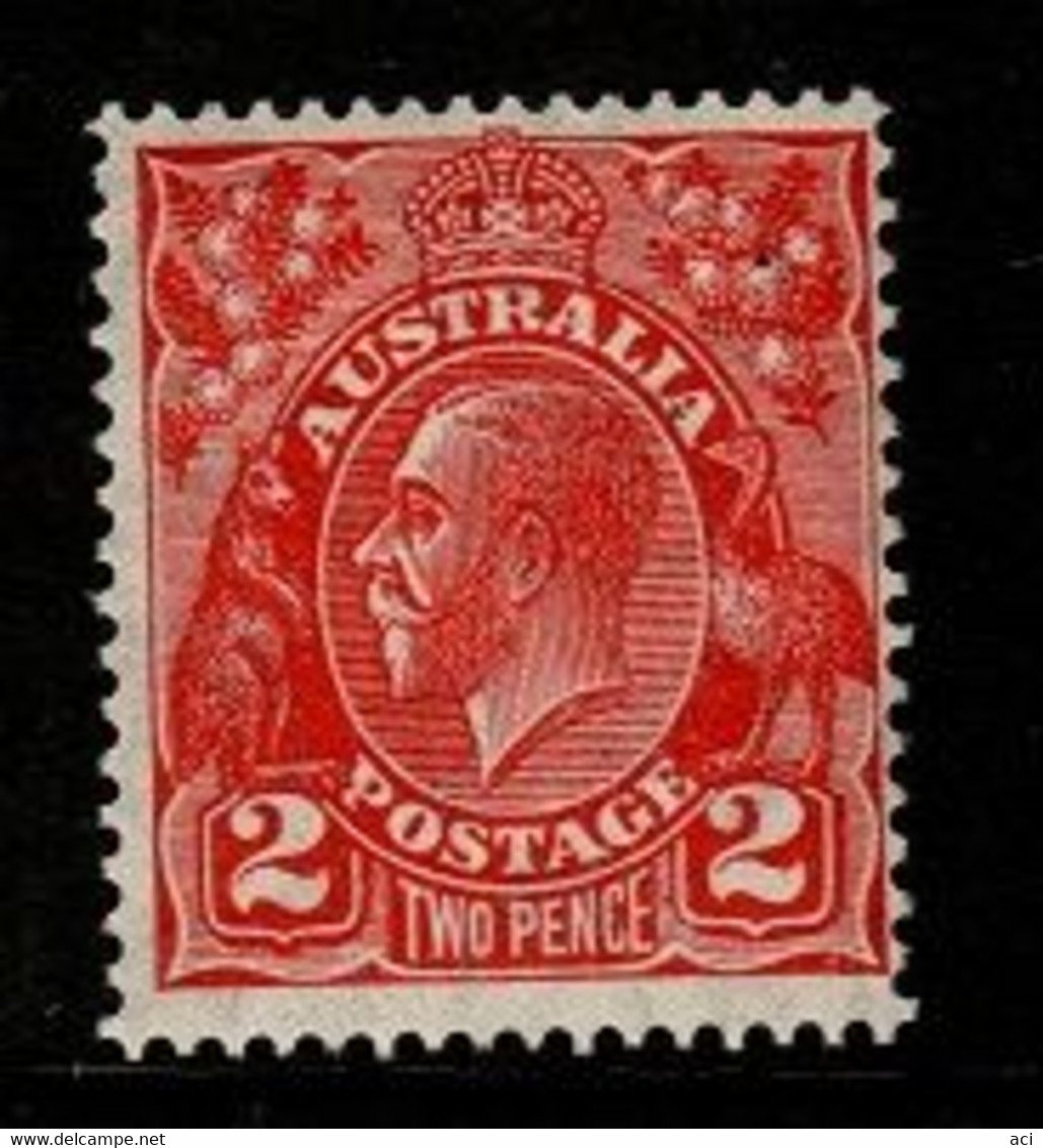 Australia SG 127  1931  King George V C Of A Perf 13.5 X 12.5, 2d Golden-scarlet ,Mint Never Hinged - Nuevos