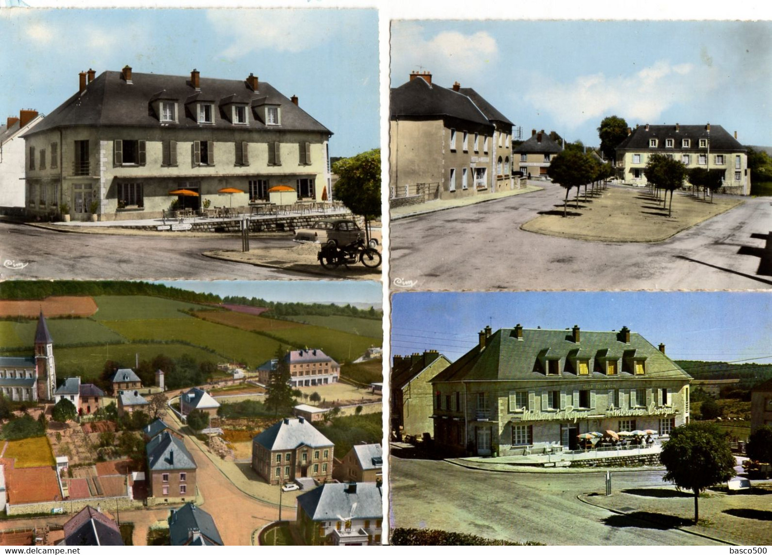 MONTSAUCHE : 4 Cartes Du BOURG - Montsauche Les Settons