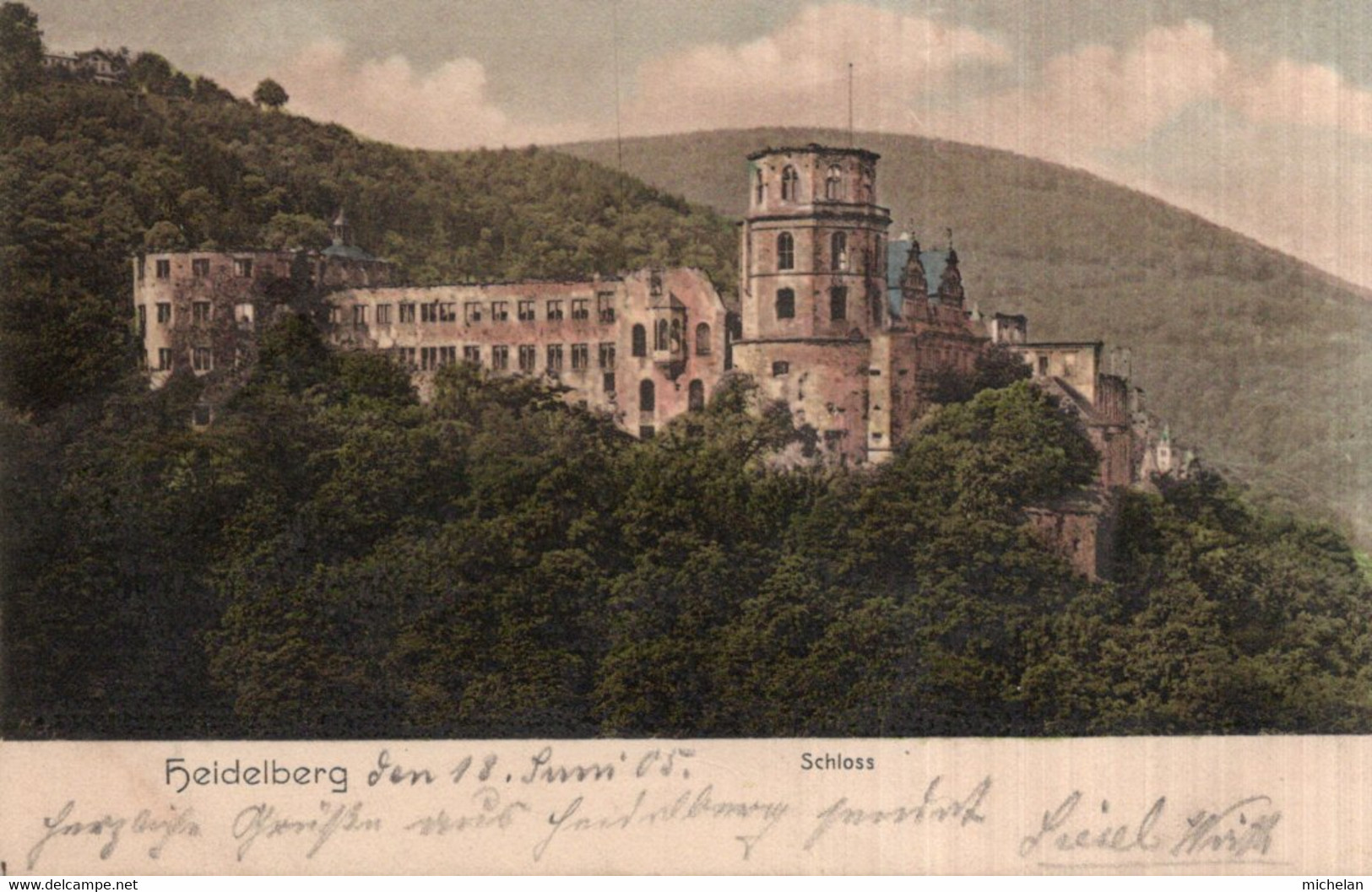 CPA   ALLEMAGNE---HEIDELBERG---SCHLOSS---1905 - Heidenheim
