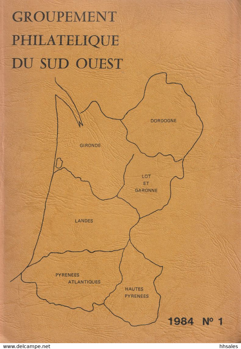 GROUPEMENT PHILATELIQUE Du SUD OUEST, 1984 No. 1 - Français (àpd. 1941)