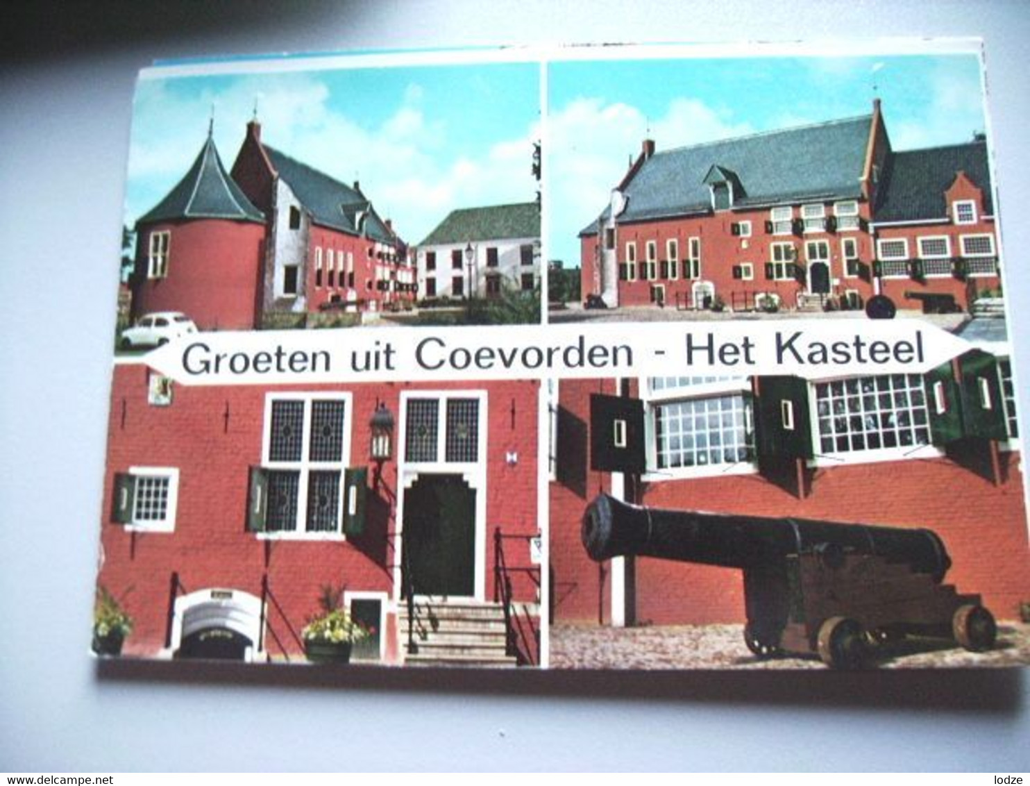 Nederland Holland Pays Bas Coevorden Met Kasteel En Kanon - Coevorden