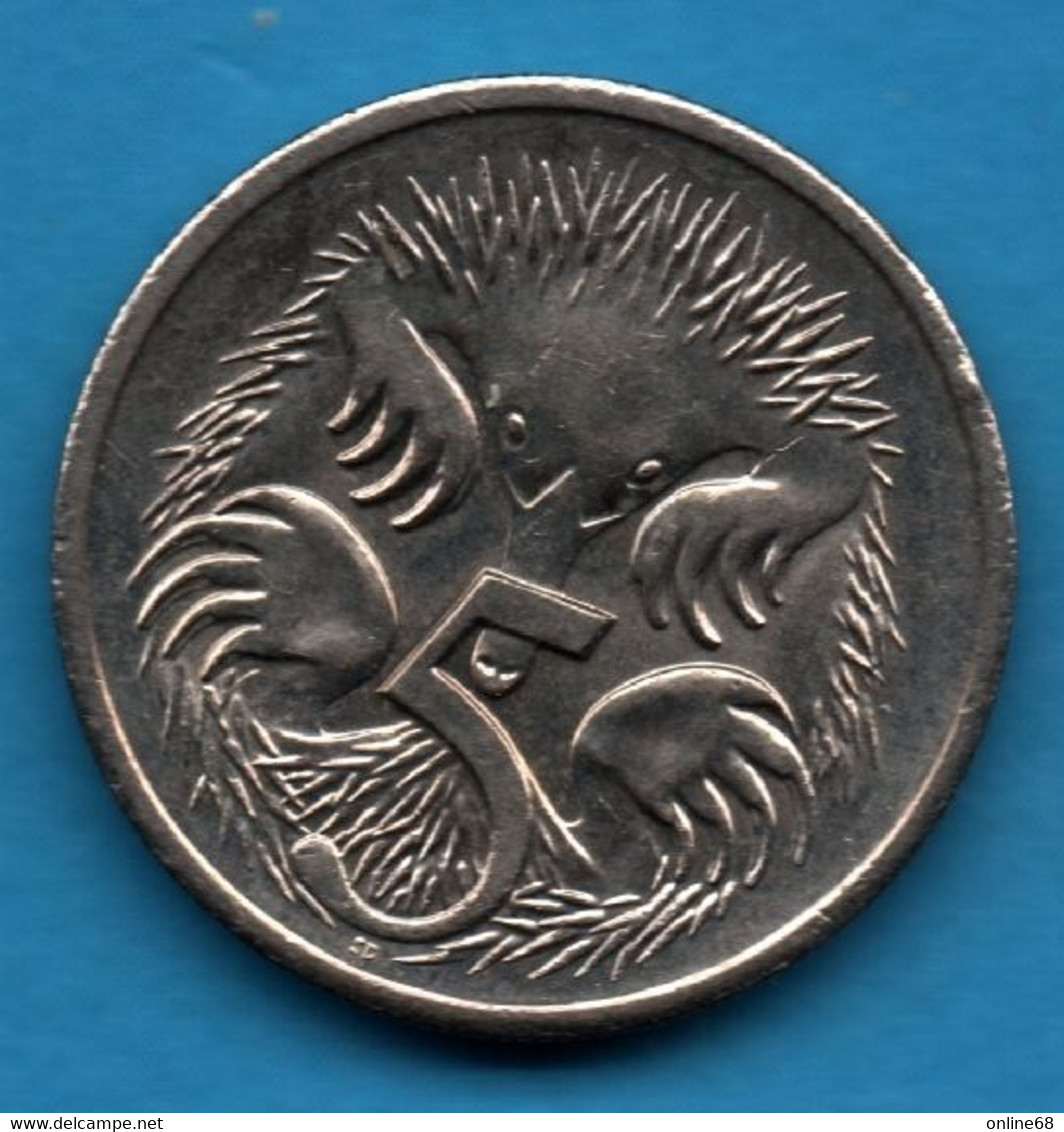 AUSTRALIA 5 CENTS 2005 KM# 401 Echidna  QEII - 5 Cents