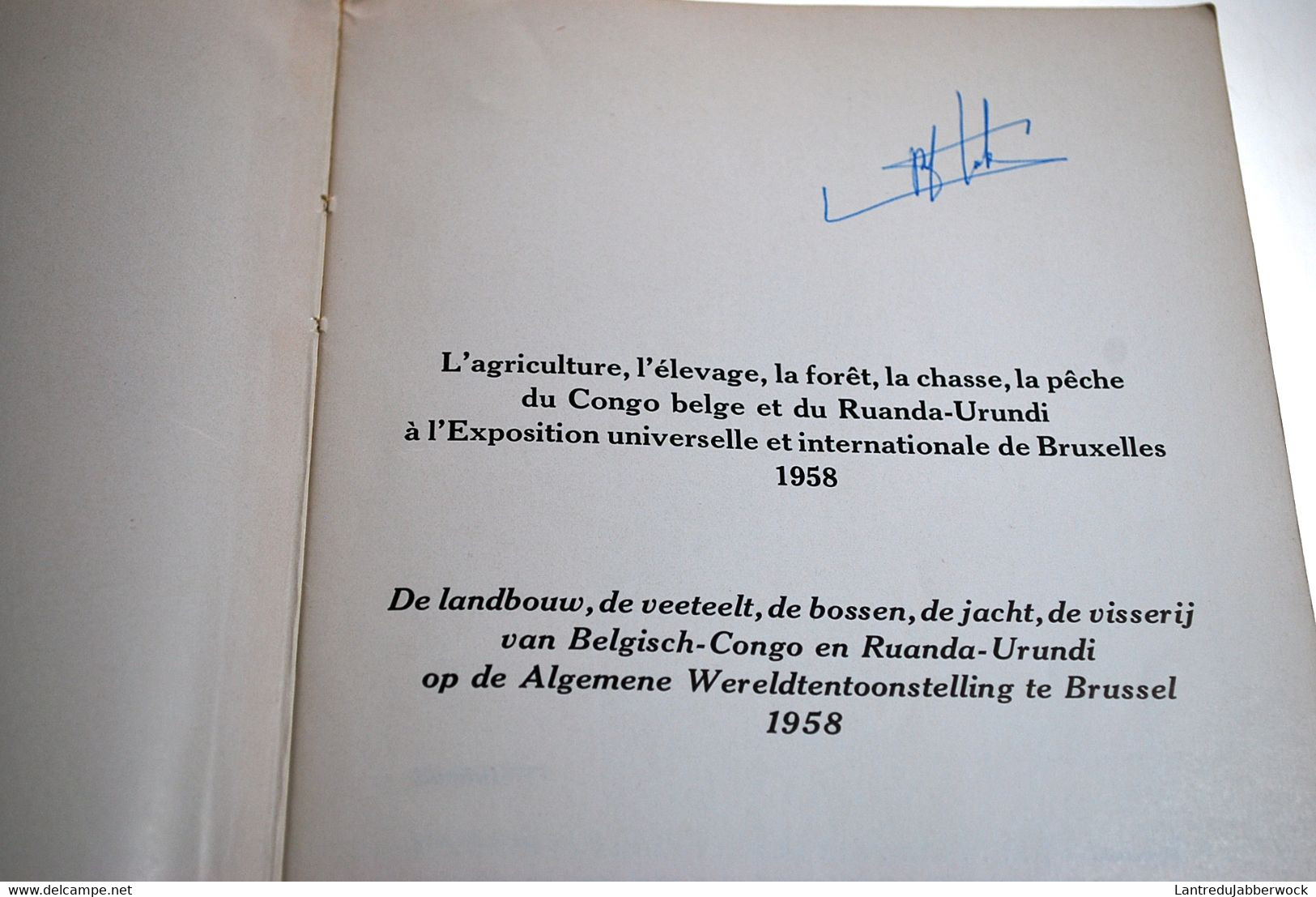 Bulletin Agricole Du Congo Belge BULLETIN D'INFORMATION DE L'INEAC Avril 58 VOL XLIX N°2 Régionalisme Colonies Expo 58 - Belgium