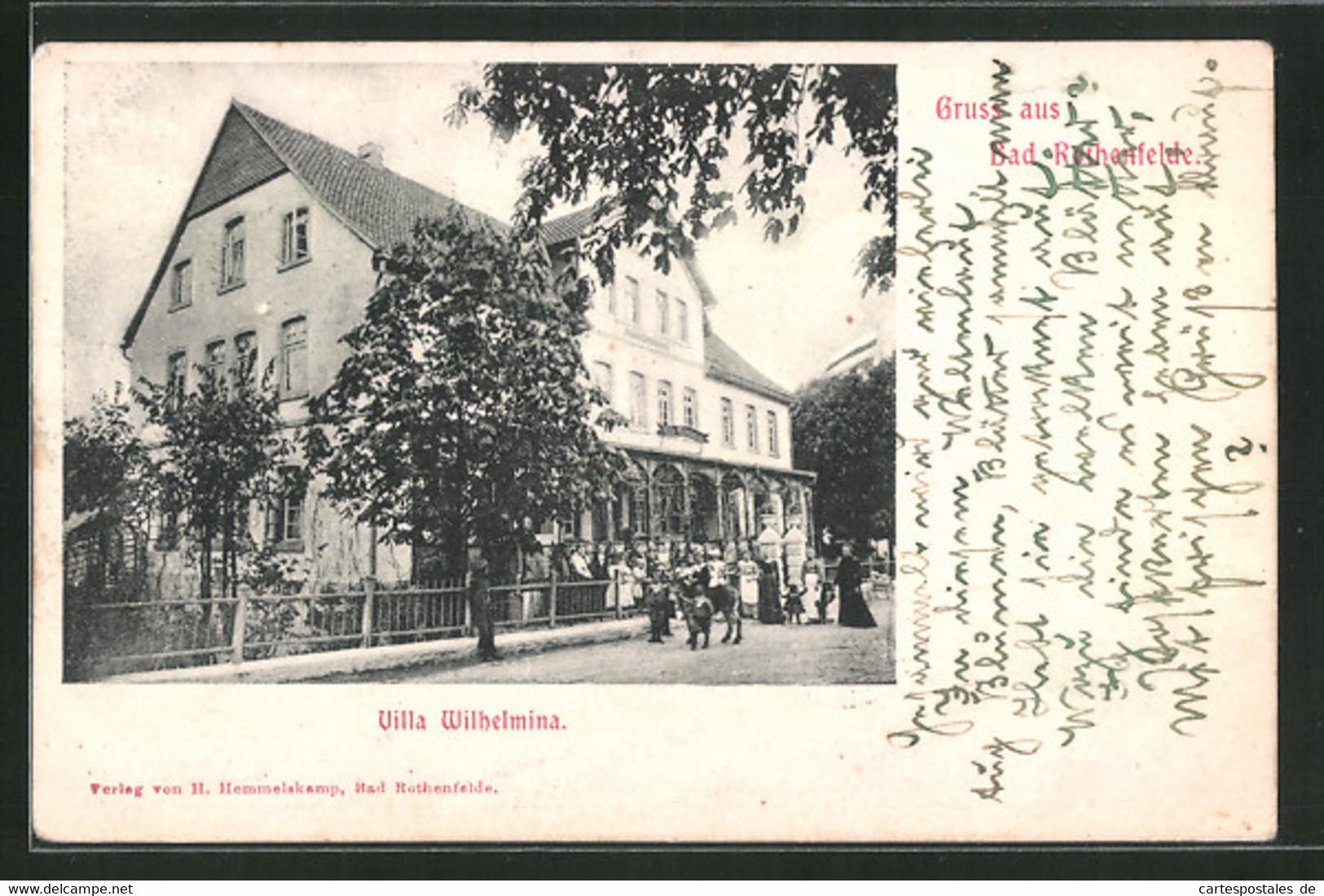 AK Bad Rothenfelde, Hotel Villa Wihelmina - Bad Rothenfelde